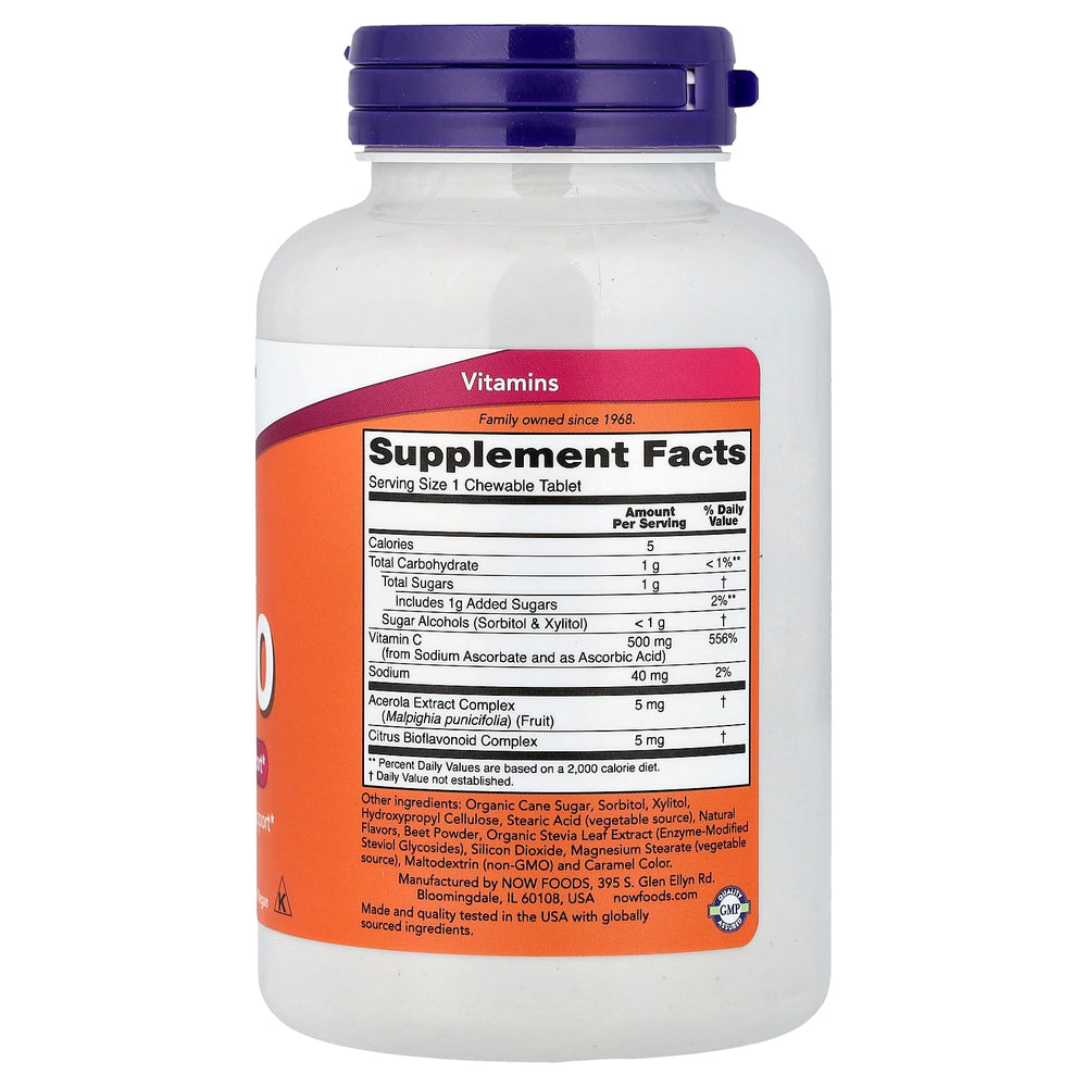 Vitamin C 500 Tuggtabletter ingredienser