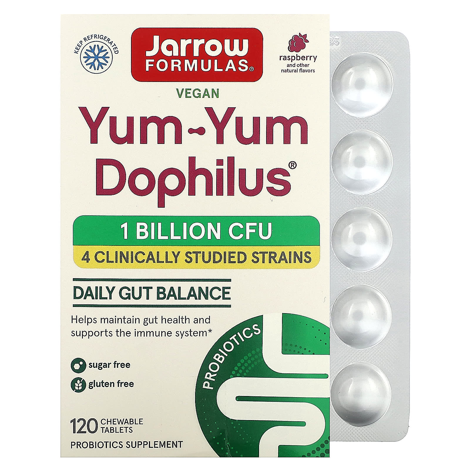 Yum-Yum Dophilus baksida näringsfakta