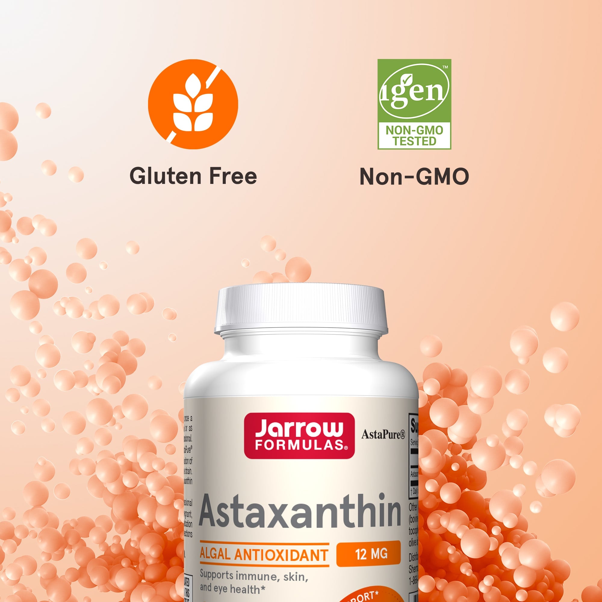 Jarrow Formulas Astaxanthin öppen förpackning