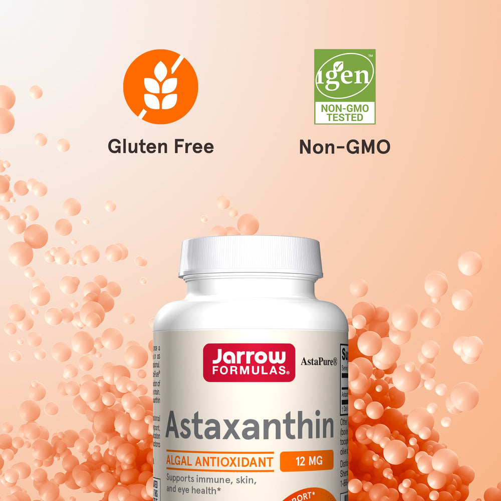 Jarrow Formulas Astaxanthin öppen förpackning