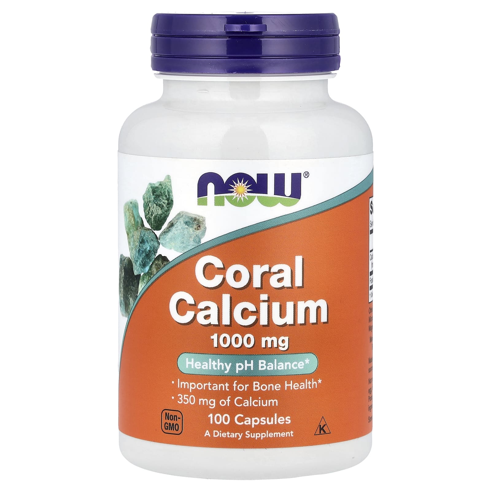 NOW Foods - Korallikalsium, 1000mg - 100 Vcaps