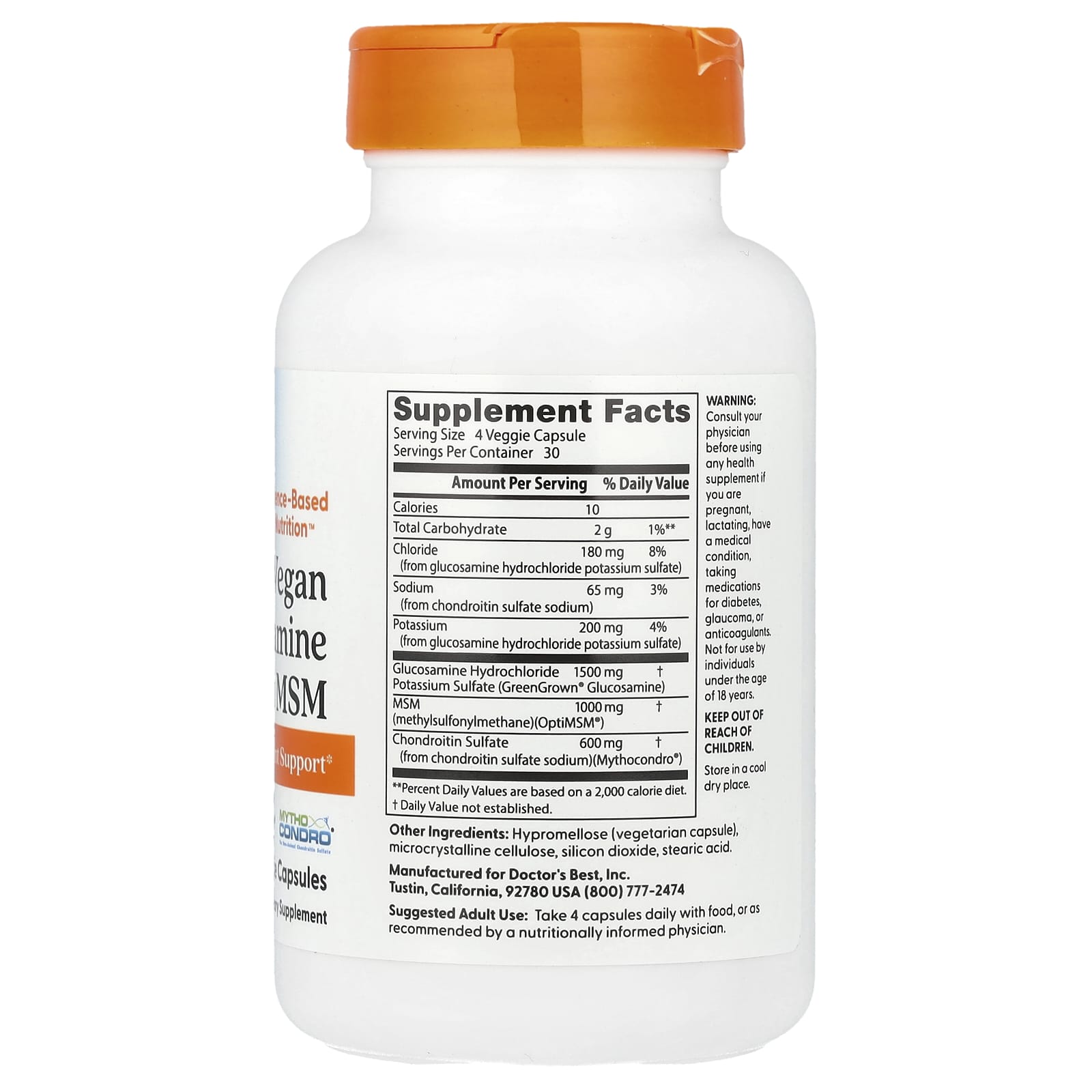 Doctor's Best - Glucosamin Chondroitin MSM
