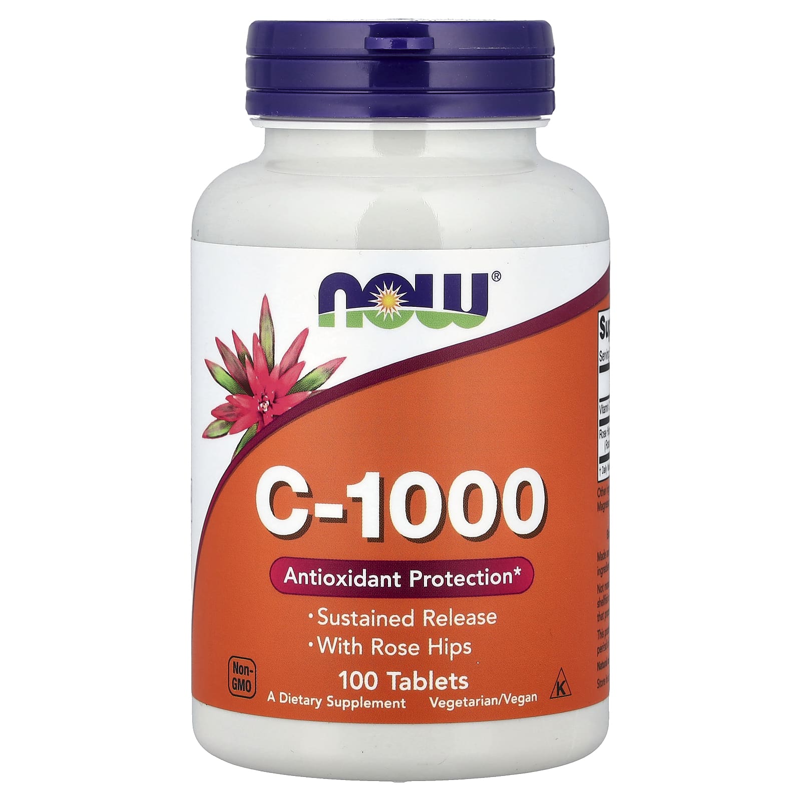 Vitamin C med Rosenhöft 1000 mg framsida