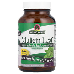 Nature's Answer - Mullein Leaf, 500mg - 90 Vcaps