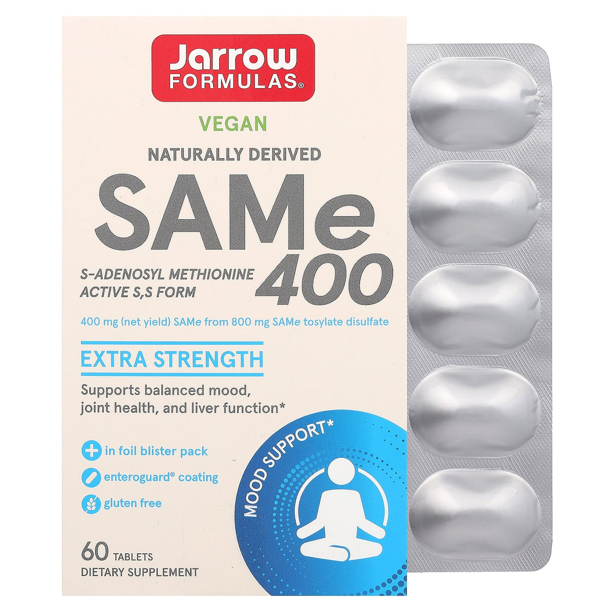 Jarrow Formulas - Natural SAMe Full Potency 400