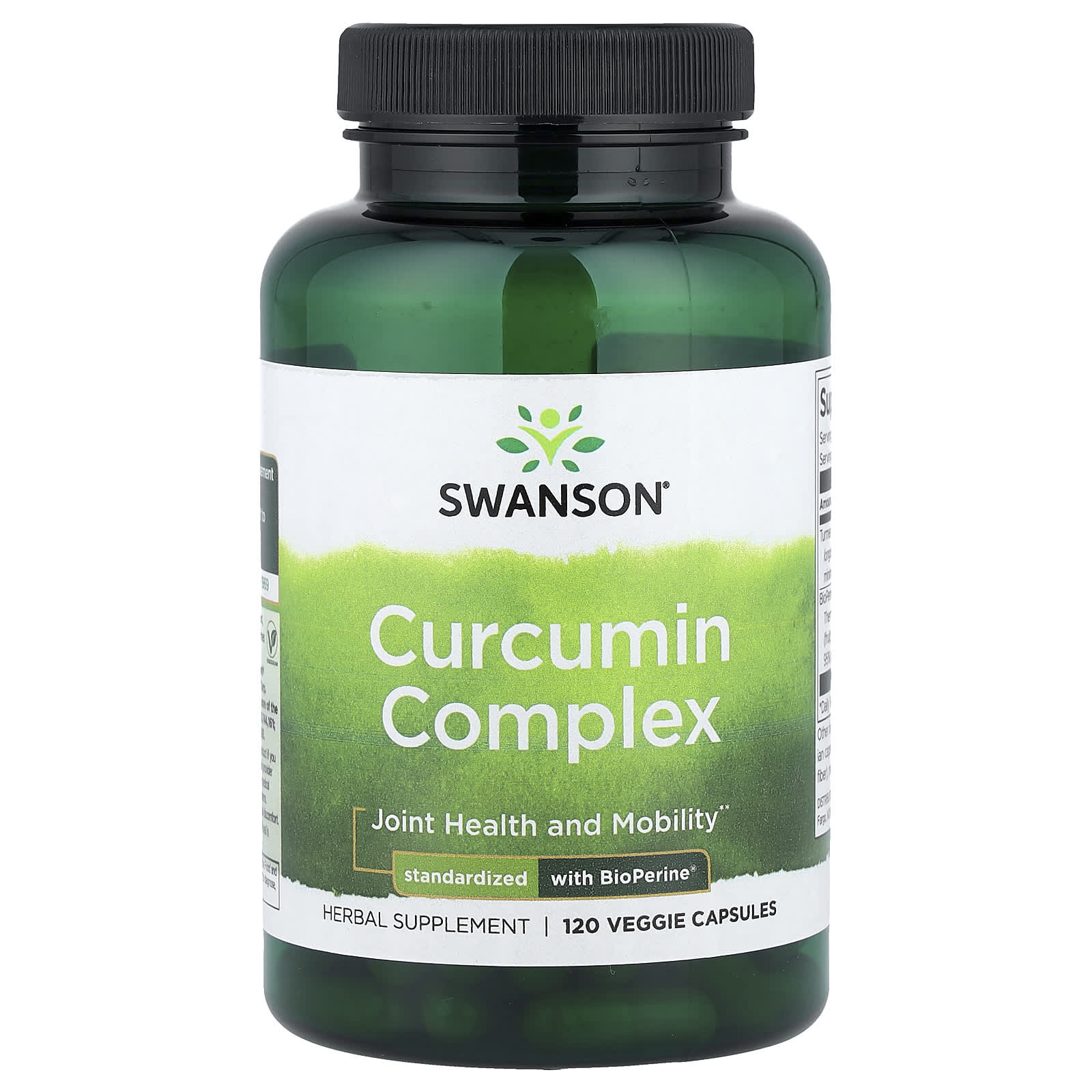 Swanson Curcumin Complex 120 Vcaps framsida