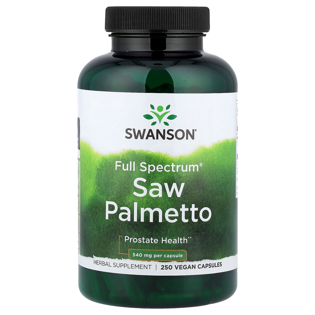 Sågpalmetto 540 mg baksida näringsfakta