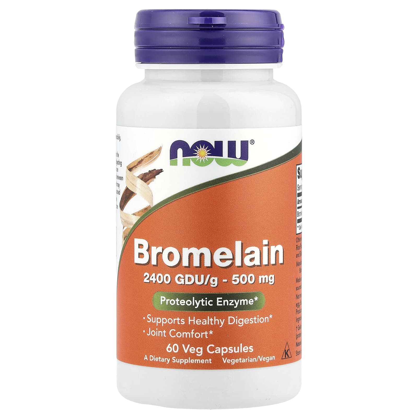 NOW Foods - Bromelain - Fordøjelsesenzym