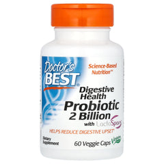 Doctor's Best Digestive Health Probiotic baksida