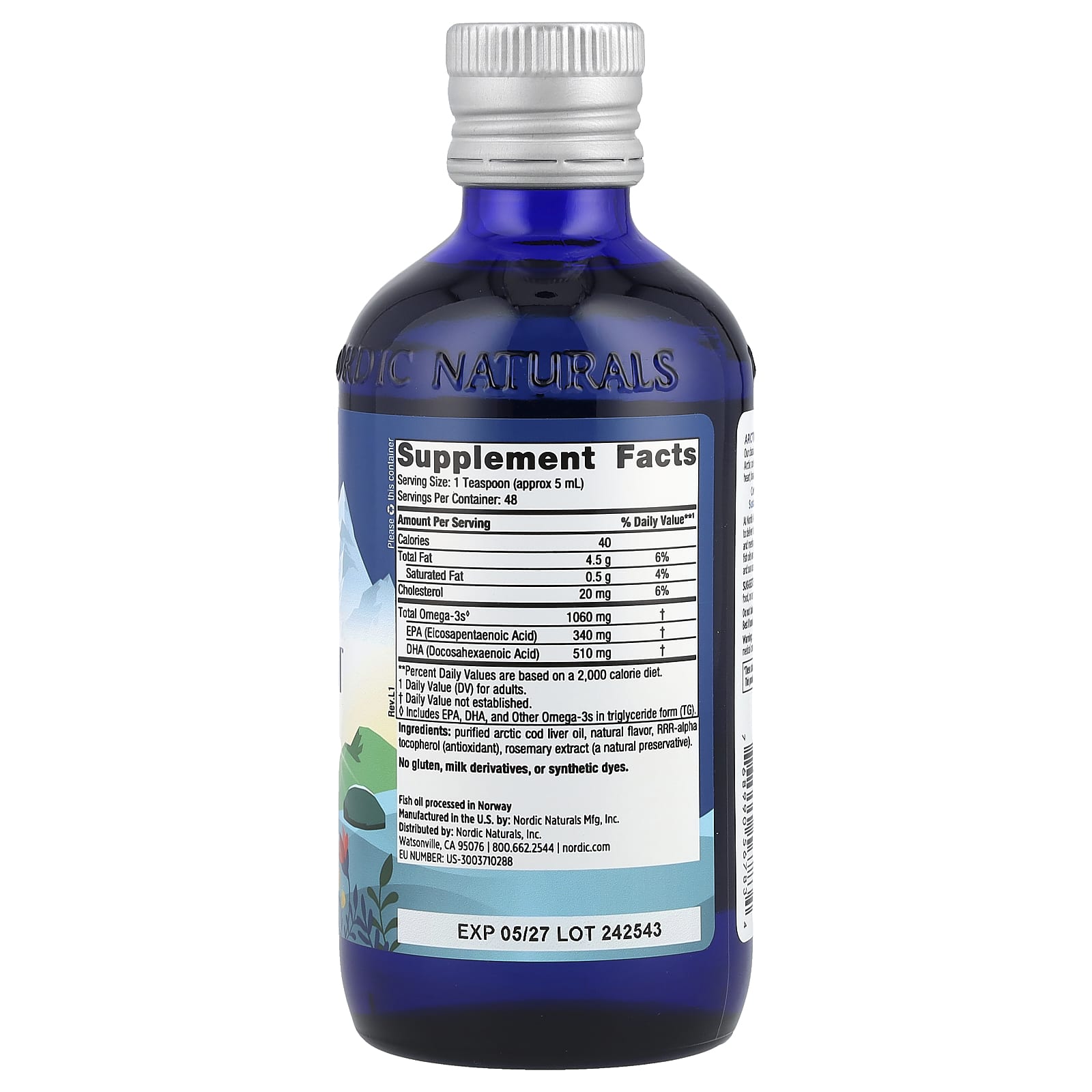 Nordic Naturals - Arctic Cod Liver Oil