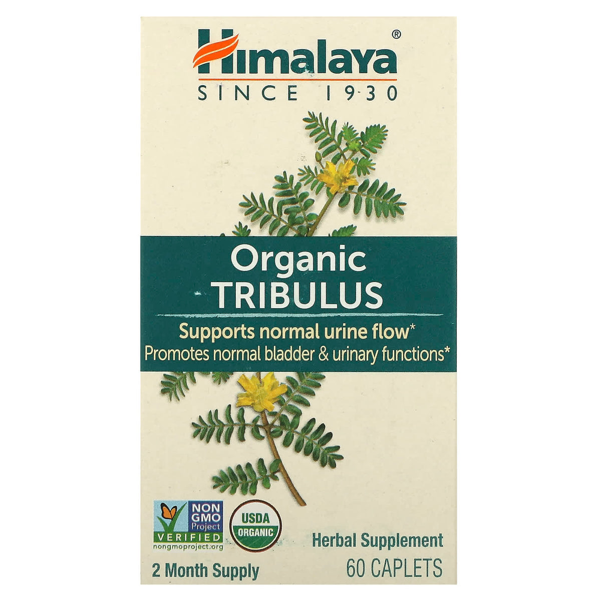 Himalaya - Herbals - Organic Tribulus - Men Libido Support - 60 Caplets (41g)