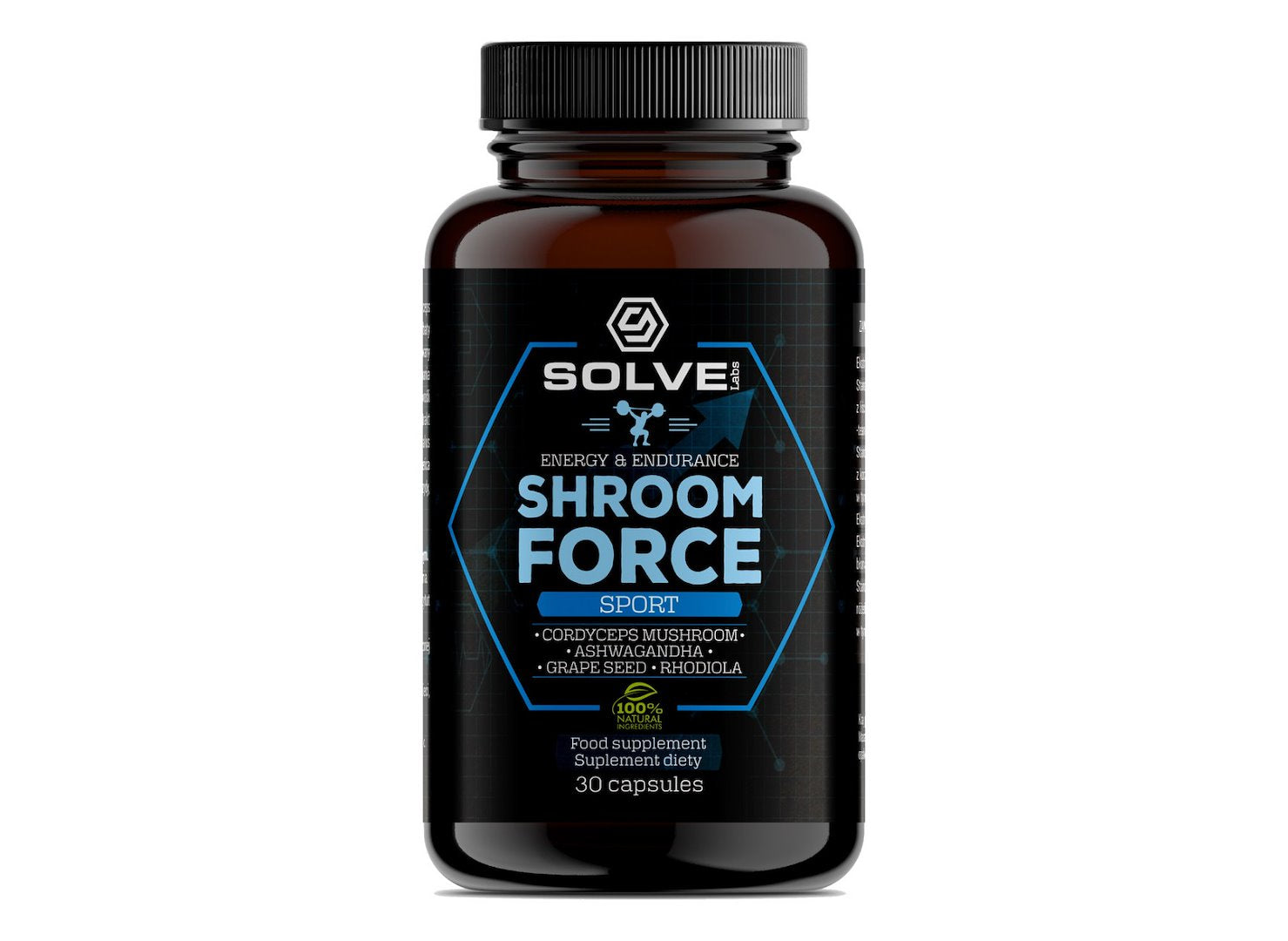 SolveLabs - Shroom Force - Cordyceps Sinensis ATP Pre-workout