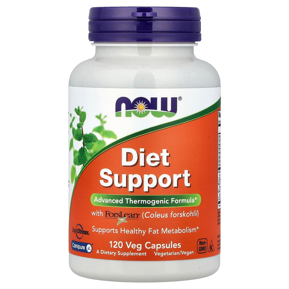 Diet Support baksida med näringsfakta