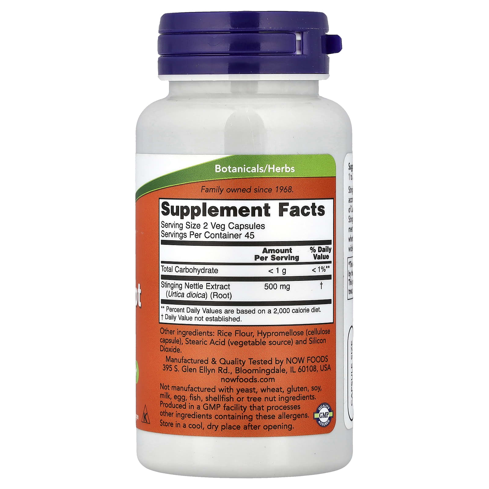 Stinging Nettle Root Extract ingredienser lista