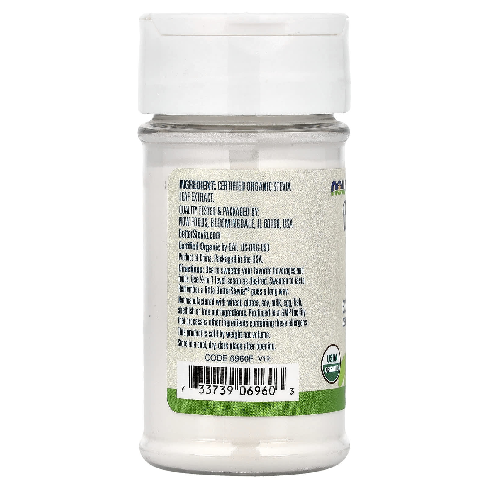 Now Foods - Better Stevia Ekstrakt Pulver