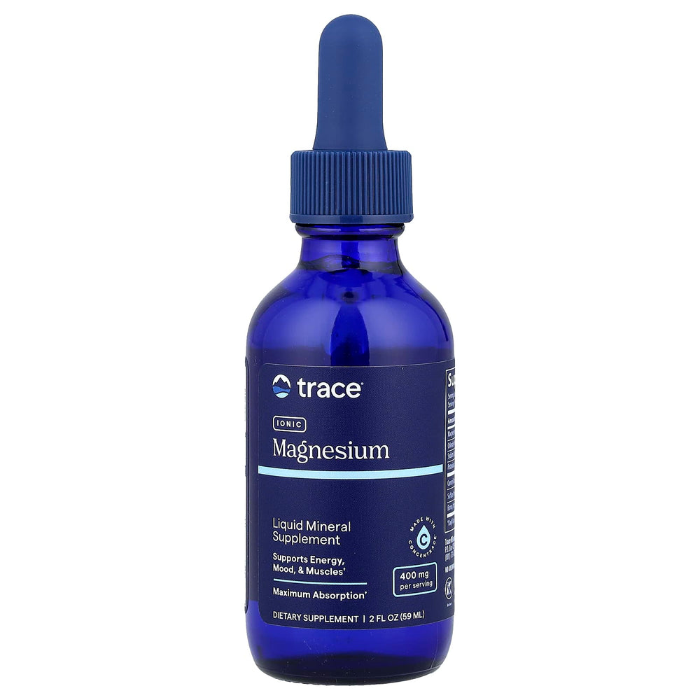 Ionic Magnesium baksida med näringsinformation