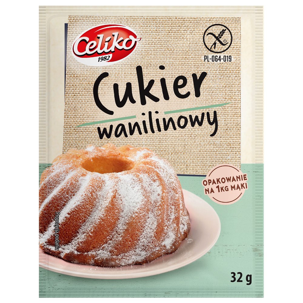 Celiko - Vanilla Sugar Gluten-Free 32g
