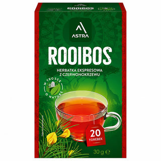 Astra - Rooibos-punapensas tee neilikalla ja appelsiinilla 20 pussia