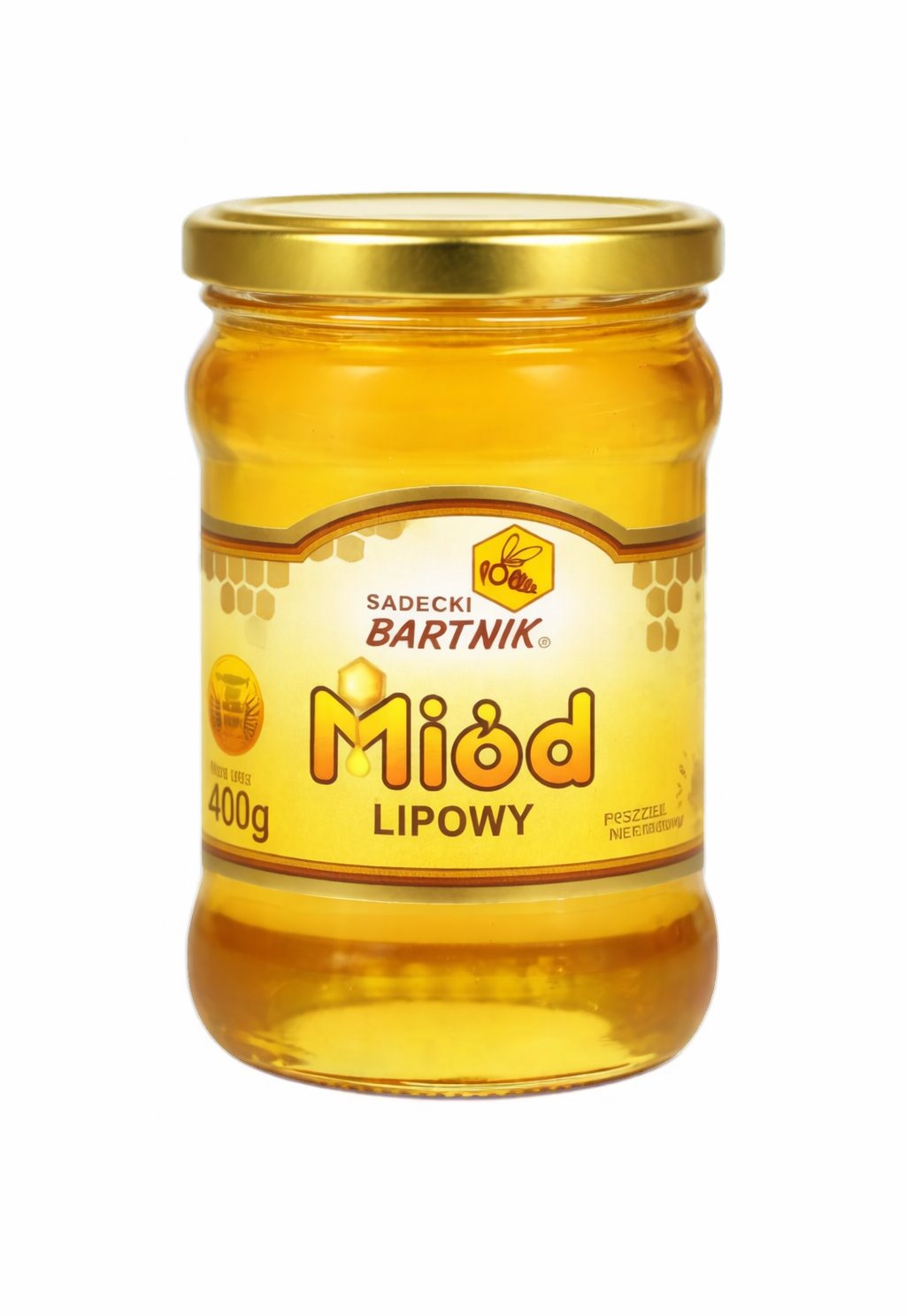 Sadecki Bartnik Honey 400g baksida