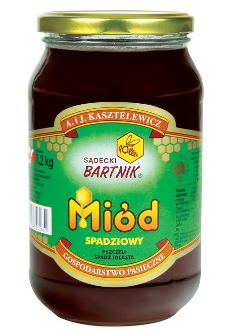 Bartnik Sądecki Honeydew Honey 1.2kg framsida
