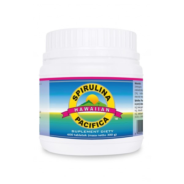 Hawaiian Pacifica - Spirulina - 600 Tablets