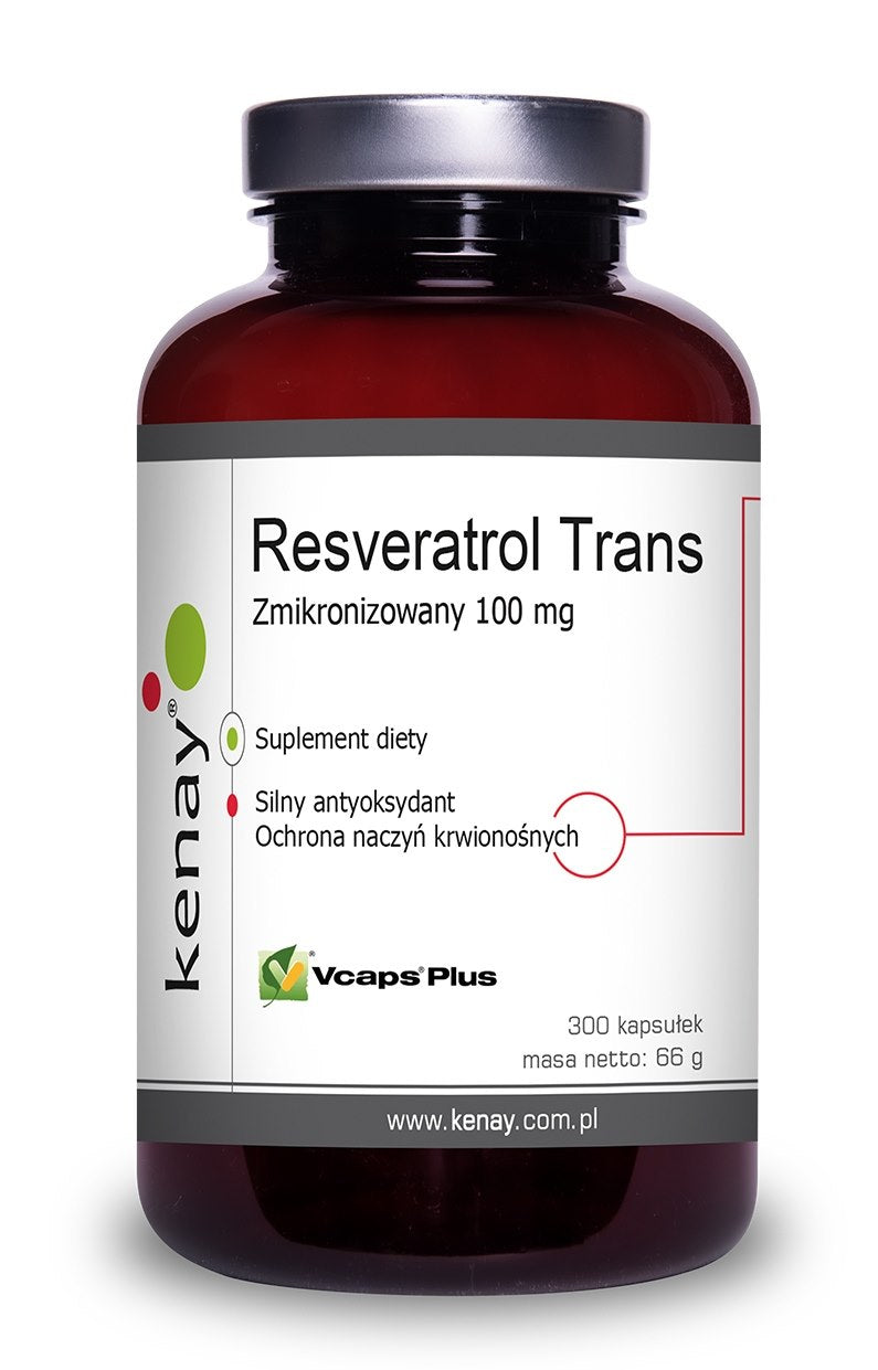 Kenay - Resveratrol Trans Mikroniseret - 300 Kapsler