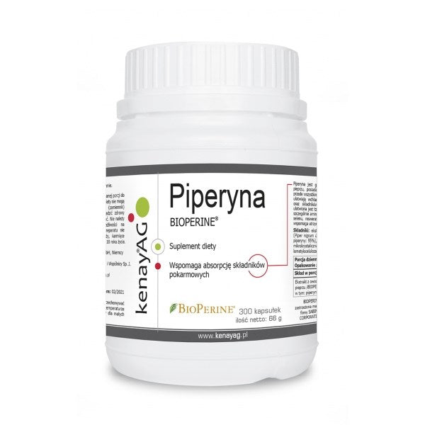 Kenay - Piperine Bioperine® Black Pepper Extract - 300 Capsules