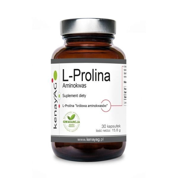 L-Proline – 60 kapslar baksida näringsfakta