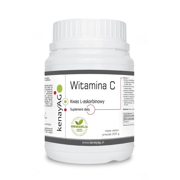 Kenay Vitamin C baksida näringsinformation