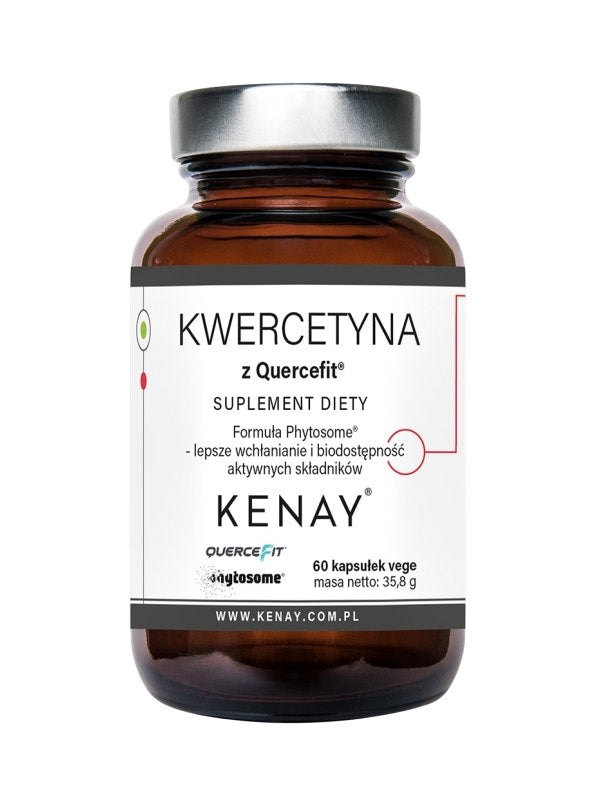 Kenay Quercetin With Quercefit baksida näringsfakta