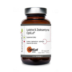 Lutein & Zeaxanthin Optilut baksida näringsinformation