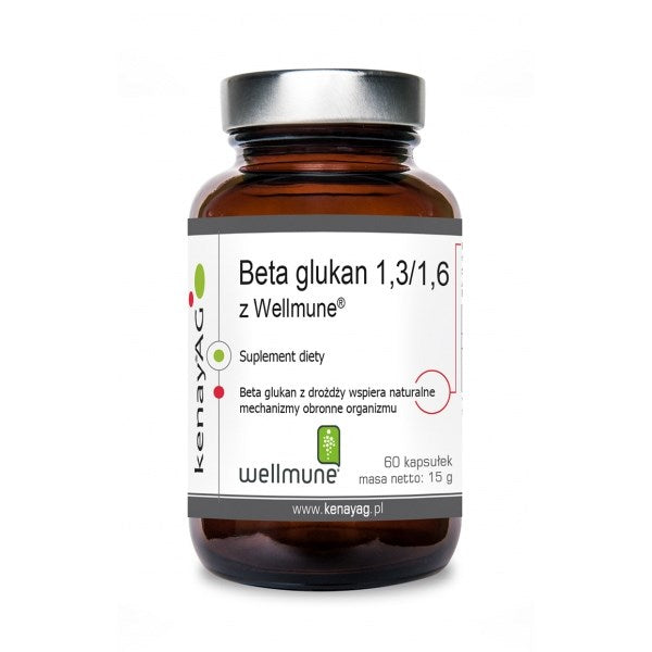 Beta Glukan 1,3/1,6 med Wellmune baksida näringsinformation
