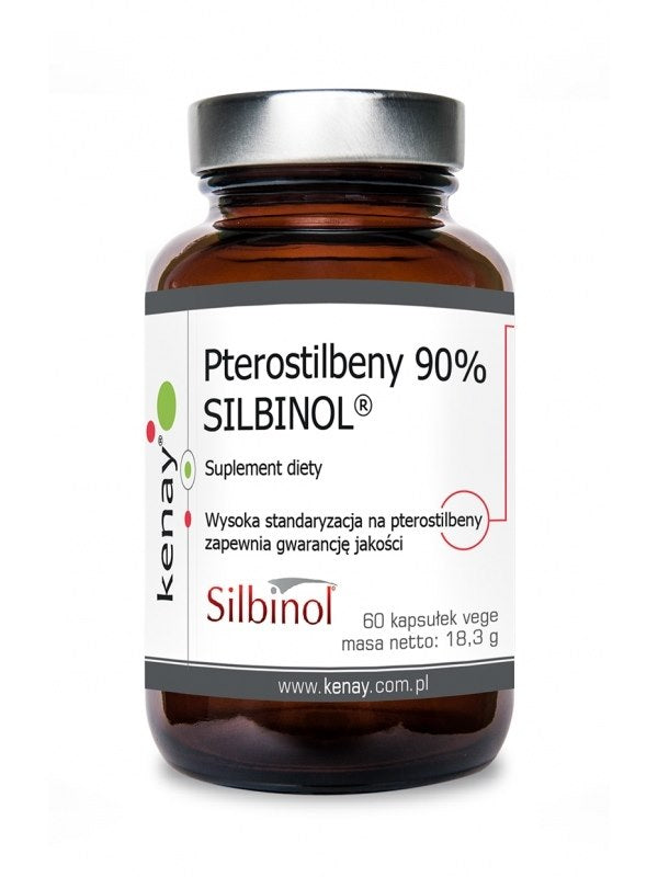 Pterostilben 90% – 30 vegetariska kapslar framsida