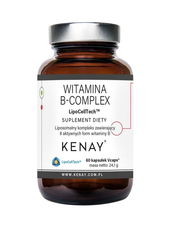 Kenay Vitamin B-Complex Liposomal baksida näringsfakta