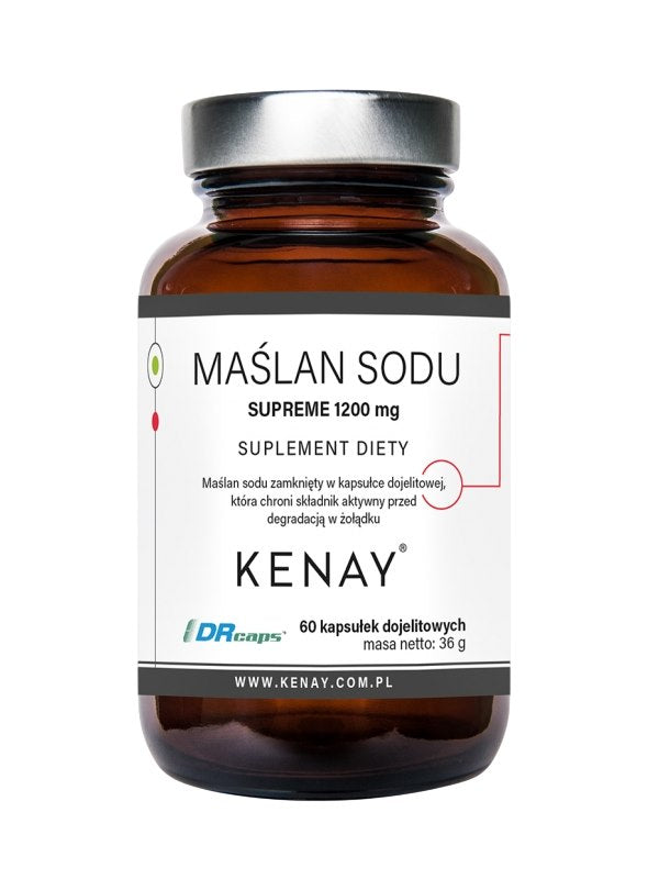 Kenay Sodium Butyrate Supreme baksida näringsfakta