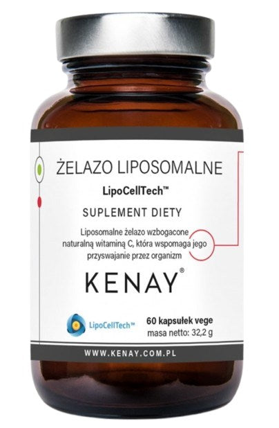 Liposomal Iron LipoCellTech™ baksida näringsfakta