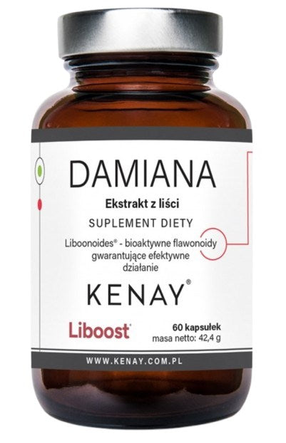 Kenay - Damiana-lehden uute - 60 kapselia