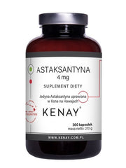 Kenay Astaxantin 4mg näringsfakta och ingredienser