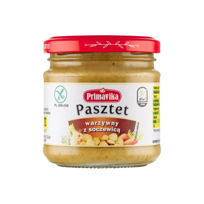 Primavika Vegetable Pâté With Lentils framsida