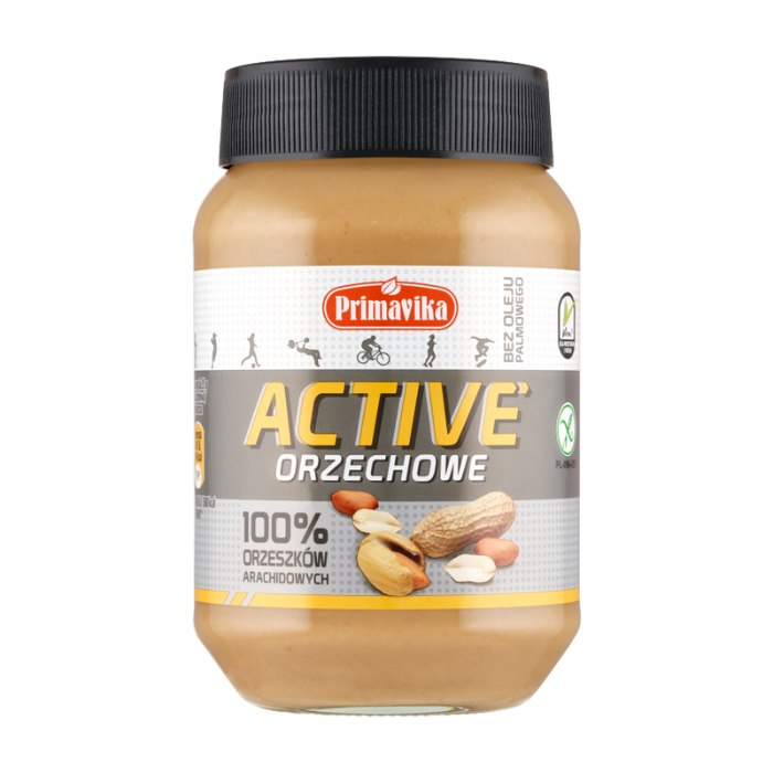 Primavika - Peanut Butter Active 100% Peanuts 470g
