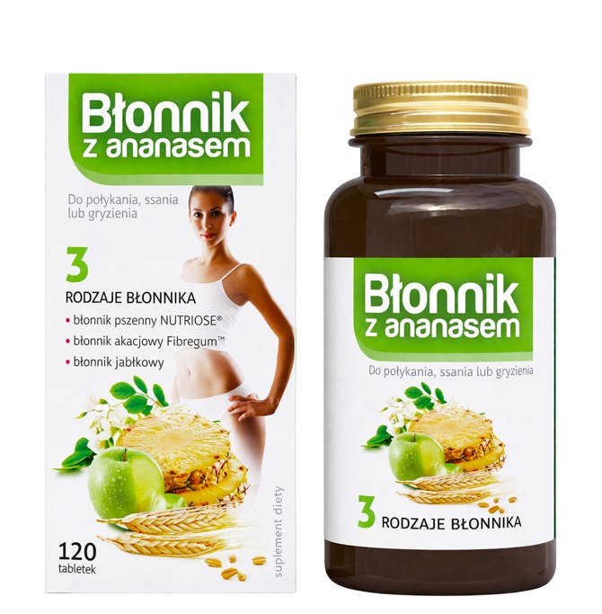 Colfarm - Fiber with Pineapple baksida med näringsinformation