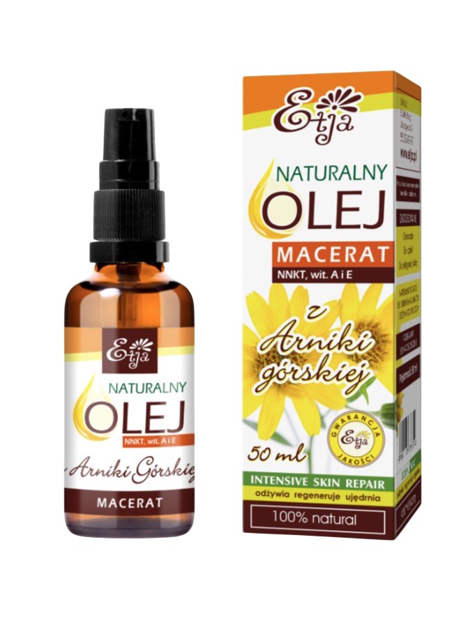 Etja Natural Arnica Oil Macerate 50ml framsida
