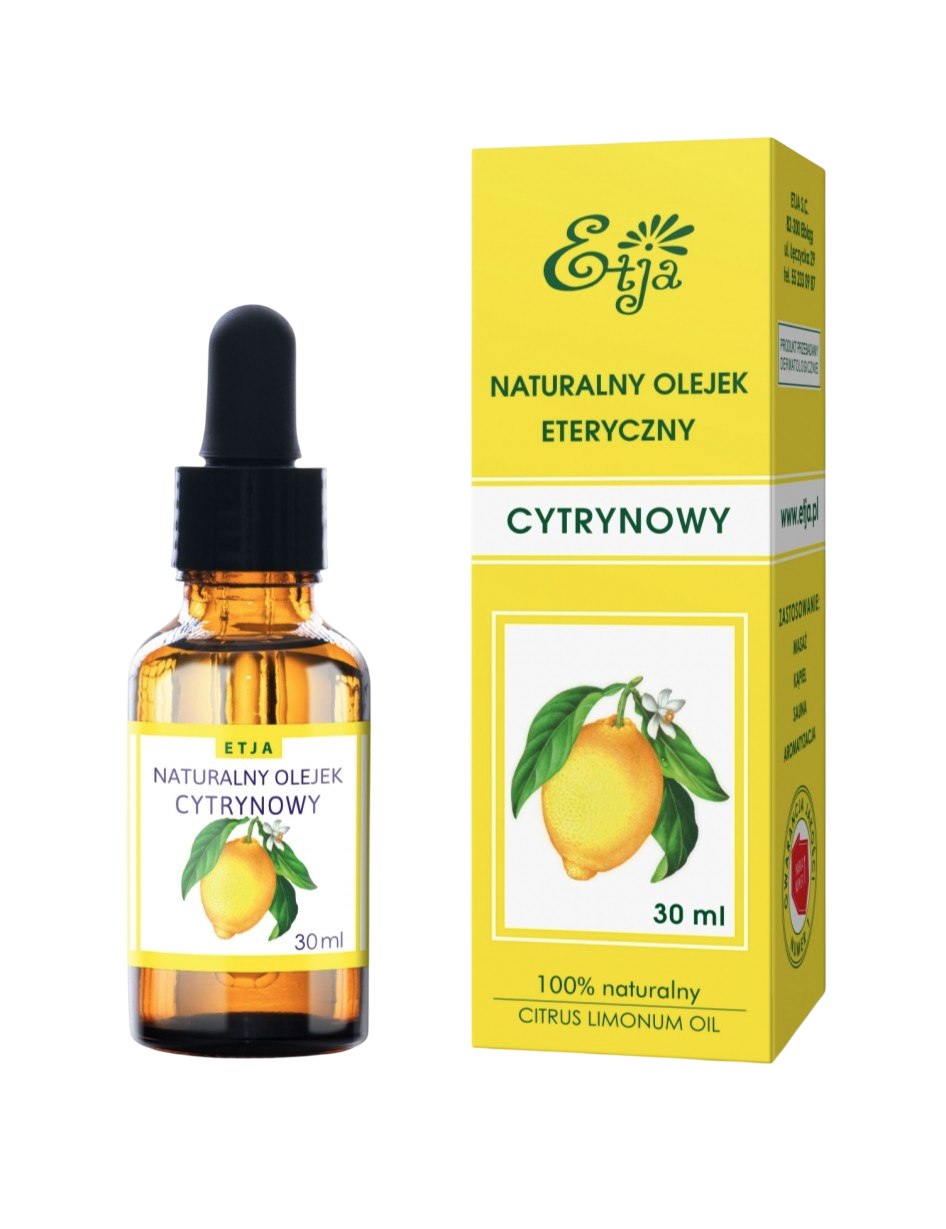 Etja Natural Essential Oil Lemon 30ml framsida