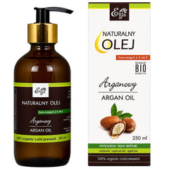 Etja Argan Oil baksida med näringsinformation