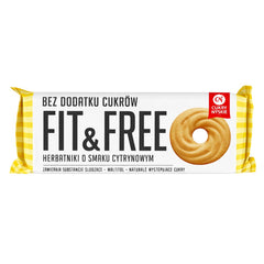 Cukry Nyskie Fit&Free sockerfria kakor baksida näringsfakta