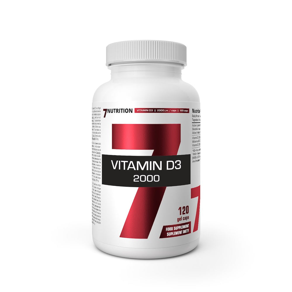 Vitamin D3 2000 IE – 120 kapslar framsida