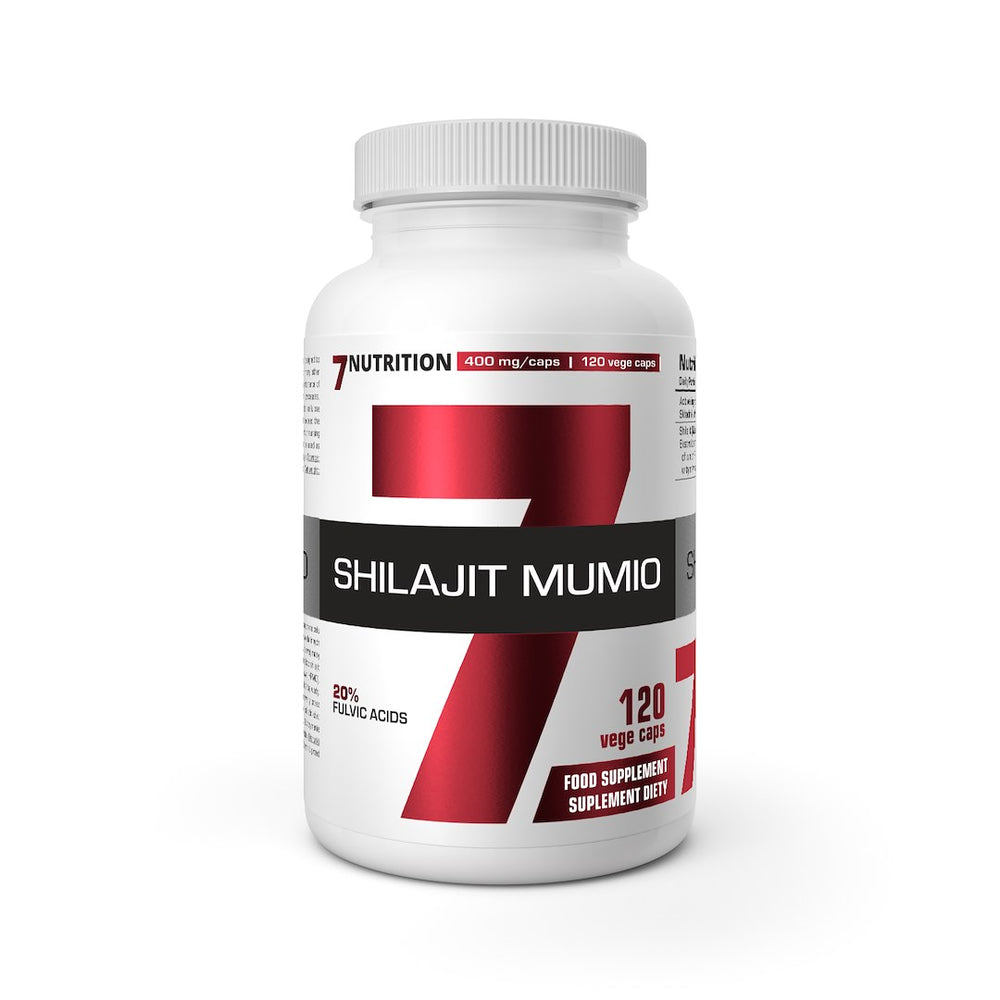 7Nutrition Shilajit Mumio baksida näringsfakta