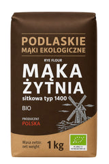 Podlaskie Mąki Ekologiczne - Organic Rye Flour - 1kg