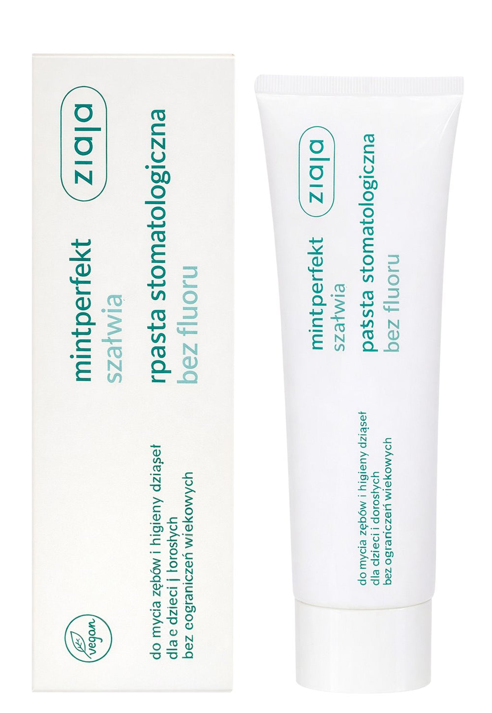 Ziaja Sage Toothpaste fluoride-free baksida