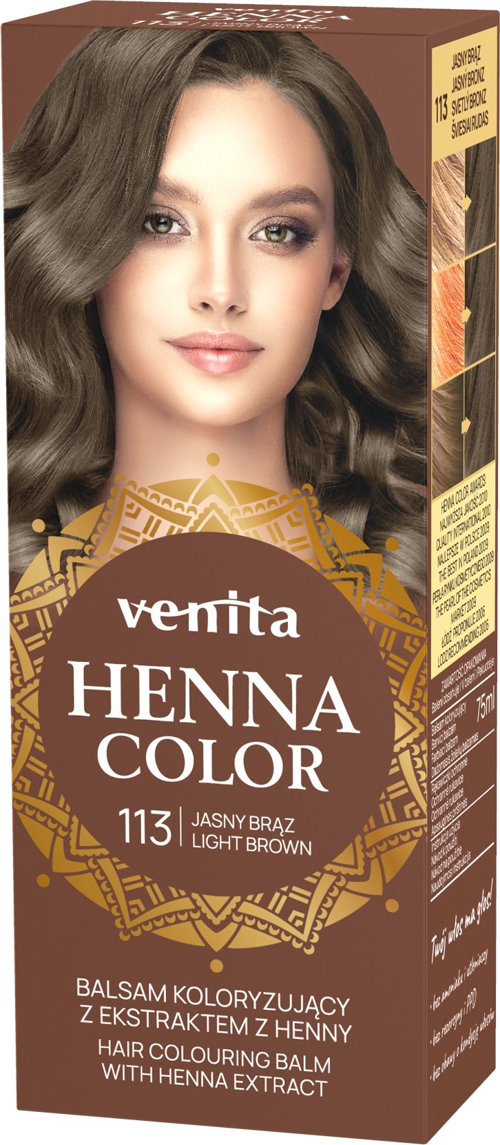 Venita Henna Coloring Balm baksida